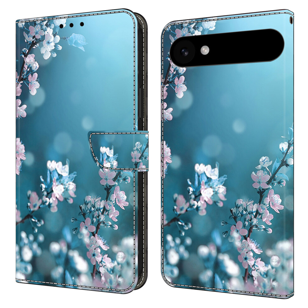 (Iphone Air, Plum Blossoms) For Iphone Air Case 3D Pattern Pu Leather Wallet Phone Cover With Stand Purple 6914287361577