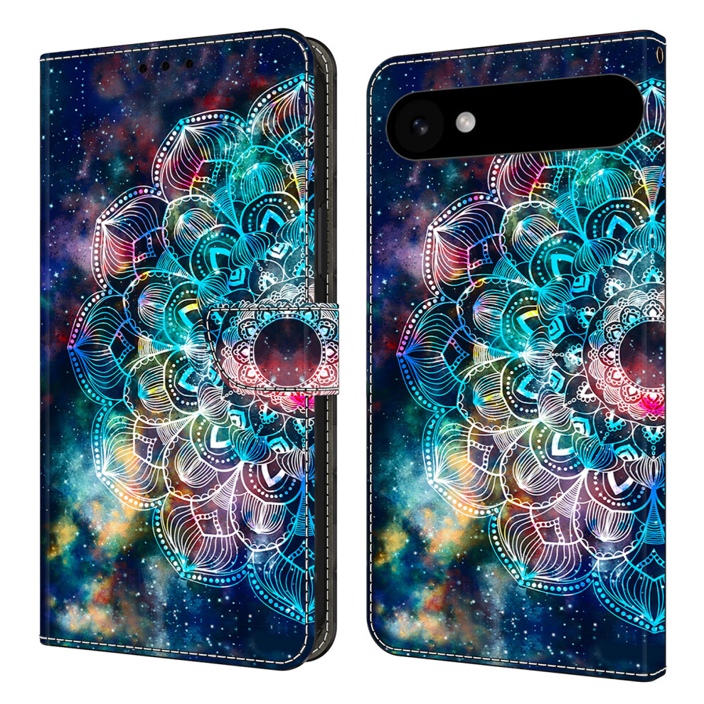 (Iphone Air, Gyro Flower) For Iphone Air Case With Card Slot Pattern Printed Tpu+Pu Leather Flip Phone Cover 6914285588785