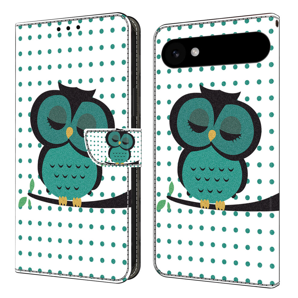 (Iphone Air, Sleeping Owl) For Iphone Air Case Magnetic Clasp 3D Pattern Leather Wallet Phone Cover 6914288175234