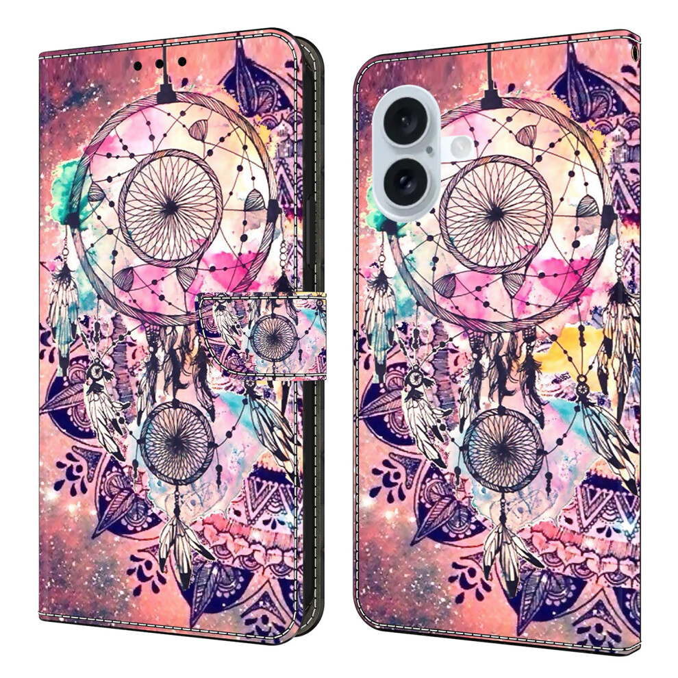 (Iphone 17, Wind Chime) For Iphone 17 Wallet Case Pattern Printing Stand Leather Flip Phone Cover 6914281259245