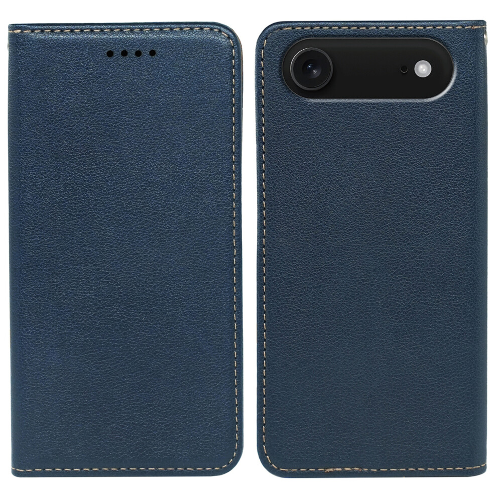 (Iphone Air, ) For Iphone Air Case Wallet Rfid Blocking Leather Phone Cover Strong Magnetic Closure Blue 6914288583374