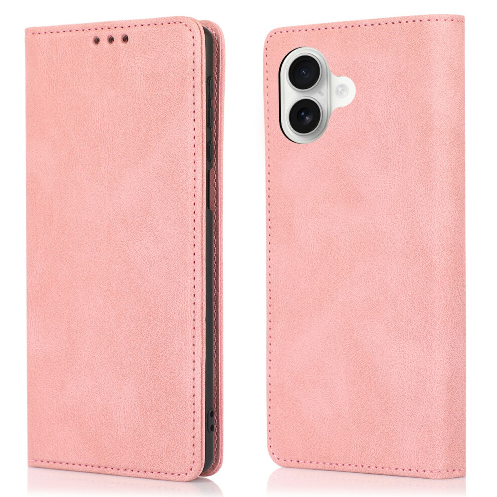 (Iphone 17, Rose ) For Iphone 17 Case Wallet Magnetic Closing Leather Flip Phone Cover Gold 6914287525412