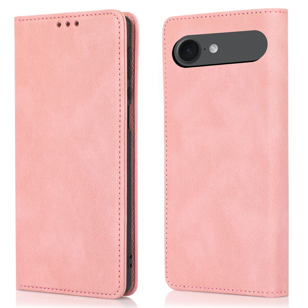 (iPhone Air, Rose Gold) For iPhone Air Case Wallet Magnetic Closing Leather Flip Phone Cover