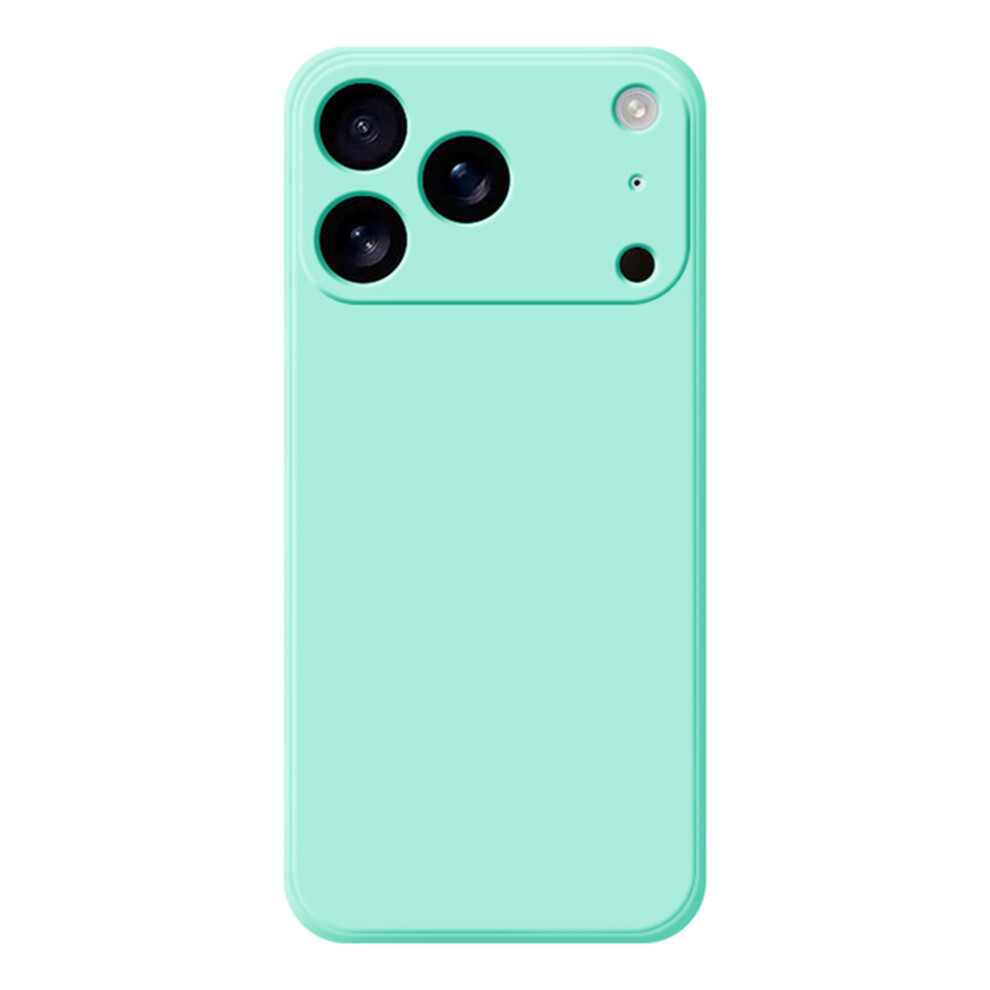 (Iphone 17 Pro, Cyan) For Iphone 17 Pro Tpu Case Straight Edge Protection Phone Cover Blue 6914283987405