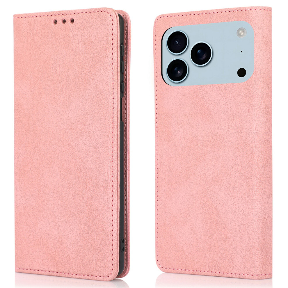 (Iphone 17 Pro Max, Rose ) For Iphone 17 Pro Max Case Wallet Magnetic Closing Leather Flip Phone Cover Gold 6914283754946