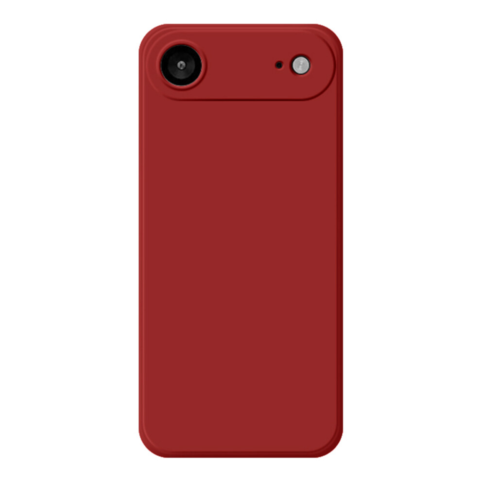 (Iphone Air, Camellia ) For Iphone Air Tpu Case Straight Edge Protection Phone Cover Red 6914288841139