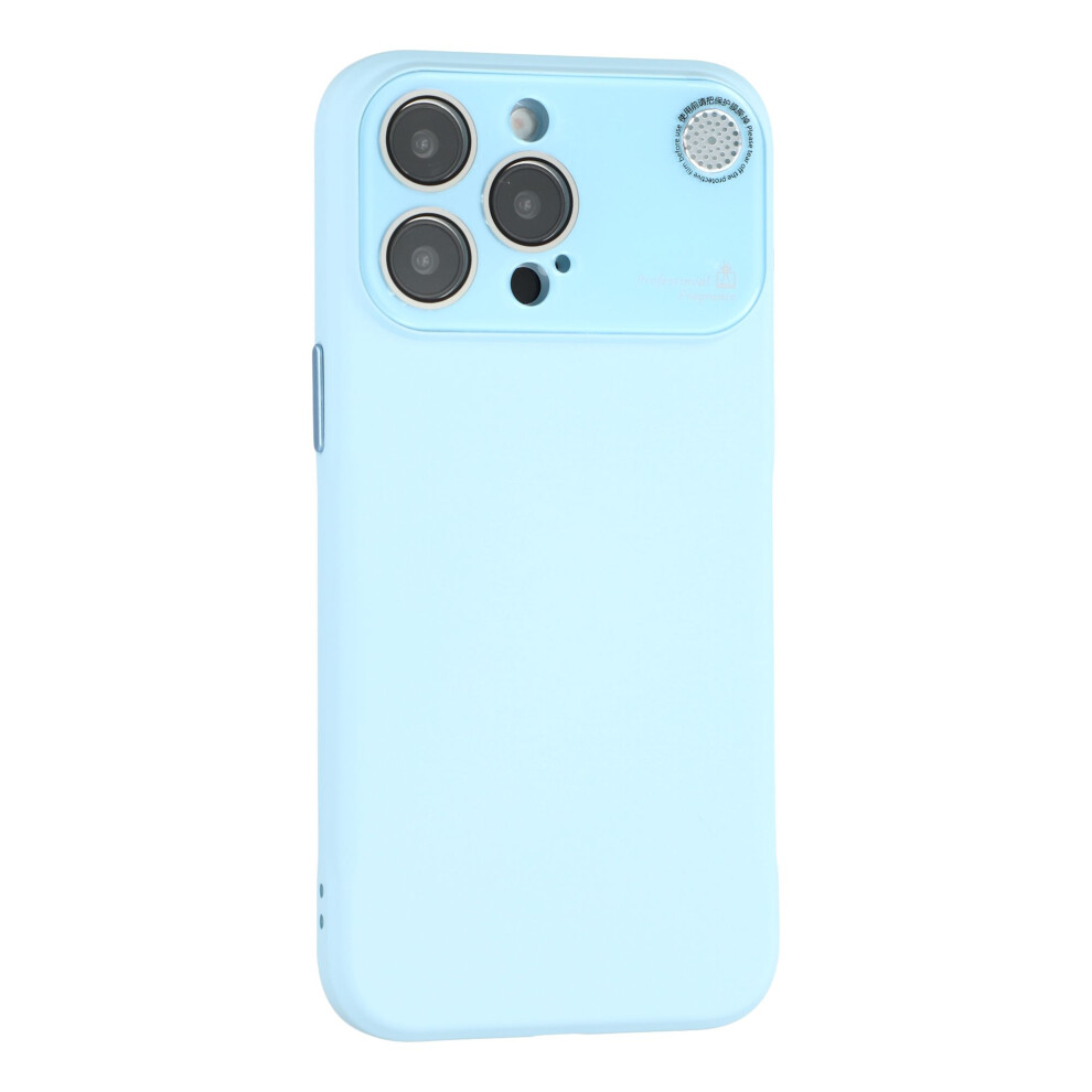 (Iphone 13 Pro, Sky ) For Iphone 13 Pro Case Large Camera Window Liquid Silicone Aromatherapy Phone Cover Blue 6914285295249