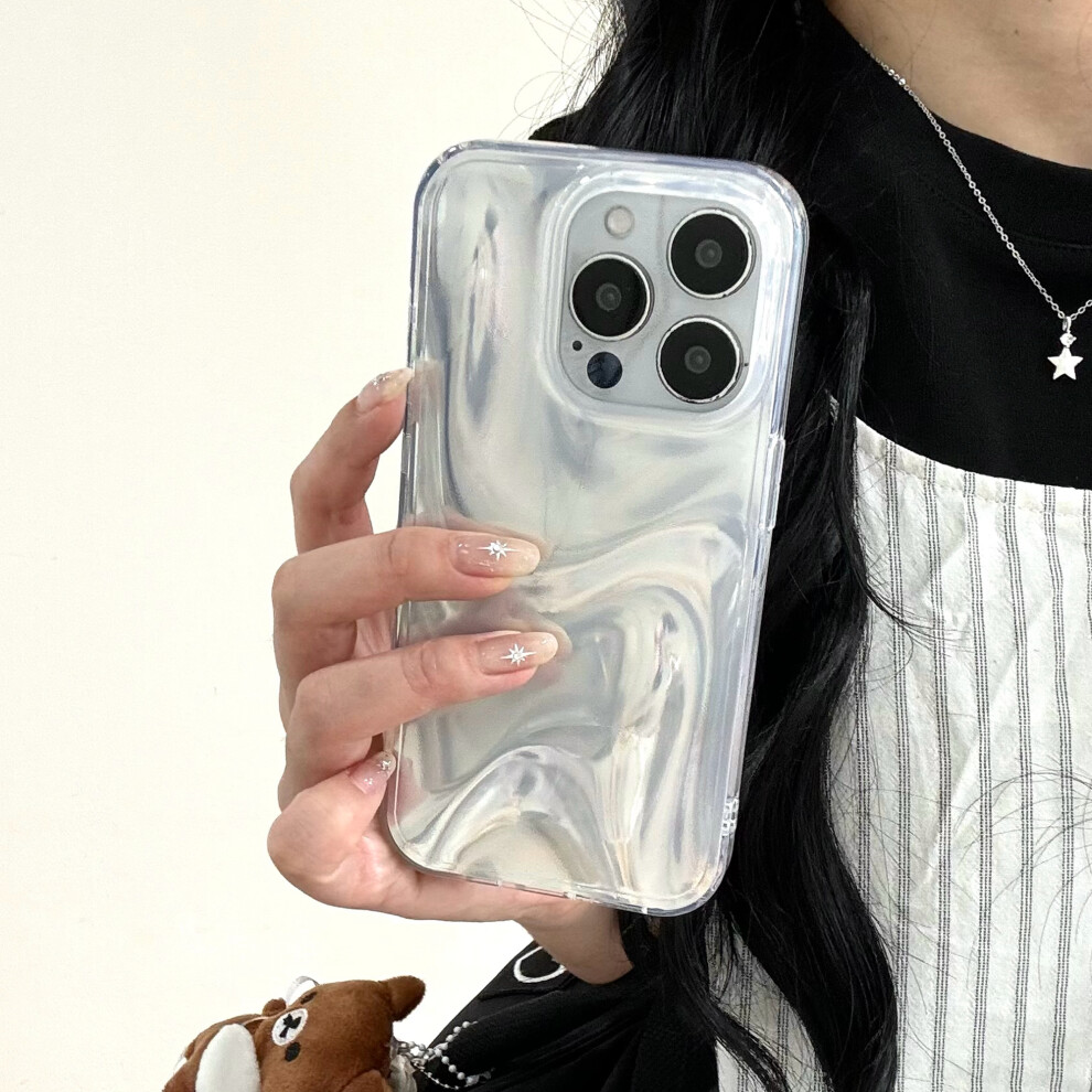 (Iphone 15 Pro Max, ) For Iphone 15 Pro Max Case Double-Sided Imd Tpu Shockproof Phone Cover White 6914288230728