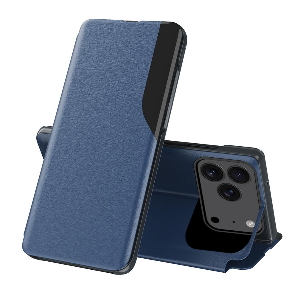 (Iphone 17 Pro Max, Sapphire) For Iphone 17 Pro Max Phone Case Folio Flip Pu Leather Stand Cover Blue 6914288653107