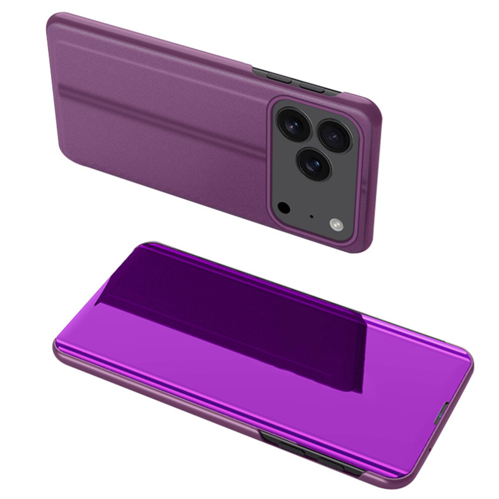 (Iphone 17 Pro Max, ) For Iphone 17 Pro Max Case View Window Stand Leather Flip Phone Cover Purple 6914287224650