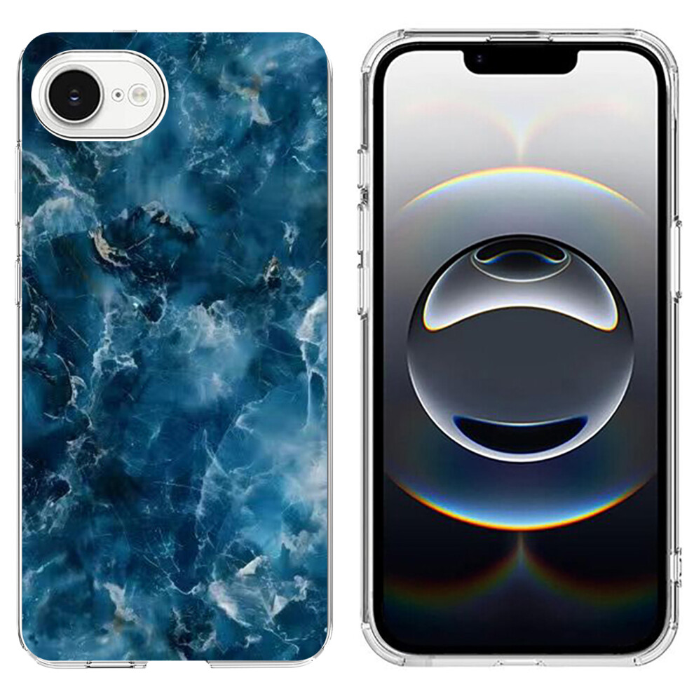 (Iphone 16E, ) For Iphone 16E Case Marble Pattern Printing Soft Tpu Phone Cover Grey 6914280084015
