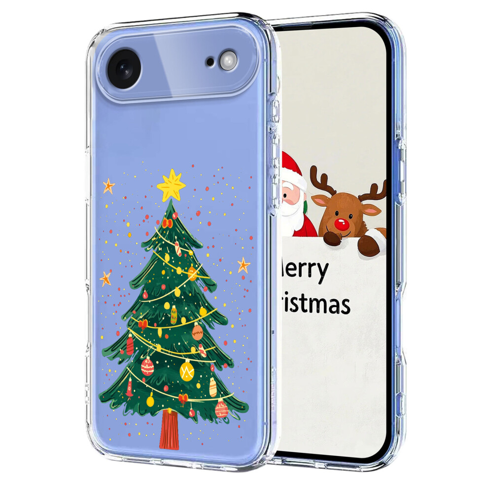 (Iphone Air, Christmas Tree) For Iphone Air Case Christmas Themed Pattern Printing Tpu Phone Back Cover 6914284060374