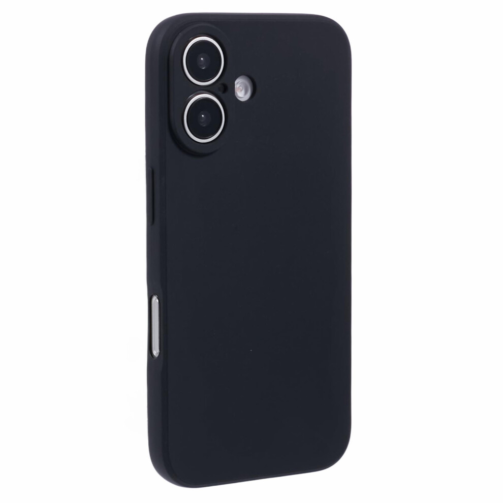 (Iphone 17, ) For Iphone 17 Case Precise Cutouts Straight Edge Tpu Shockproof Phone Cover Black 6914283465095