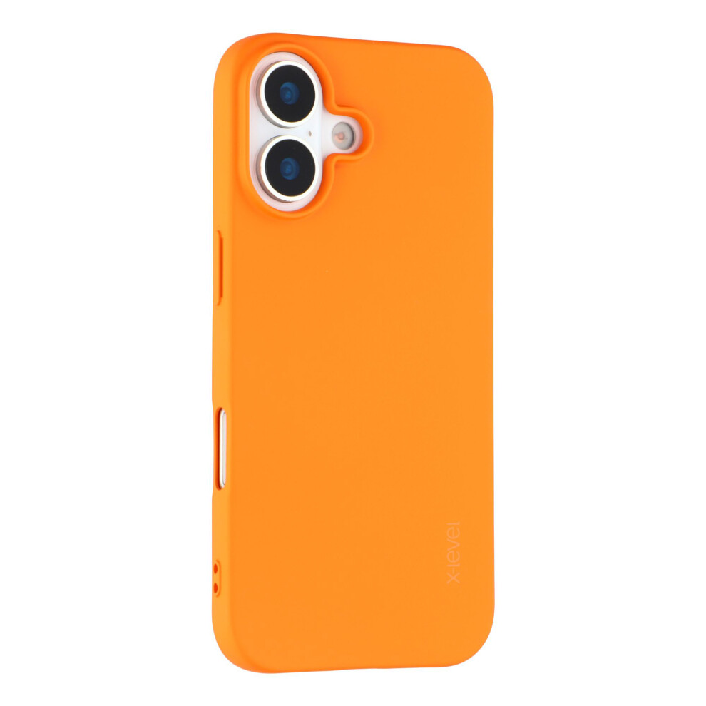 (Iphone 17, ) X-Level Guardian Series For Iphone 17 Case Soft Tpu Frosted Protective Phone Cover Orange 6914285092428