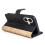 (iPhone 17, Black) For iPhone 17 Wallet Case Leather Phone Cover Splicing Color 3