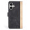 (iPhone 17, Black) For iPhone 17 Wallet Case Leather Phone Cover Splicing Color 7
