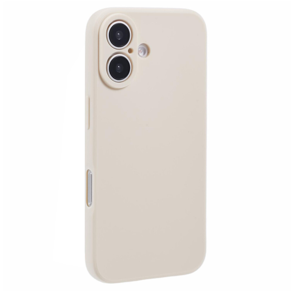 (Iphone 17, ) For Iphone 17 Case Precise Cutouts Straight Edge Tpu Shockproof Phone Cover White 6914282505327