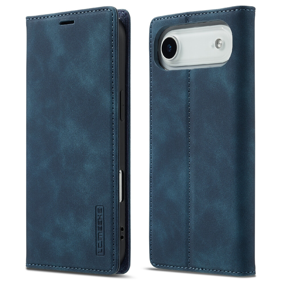 (Iphone Air, ) Lc.imeeke For Iphone Air Case Wallet Microfiber Leather Phone Cover Blue 6914285617232