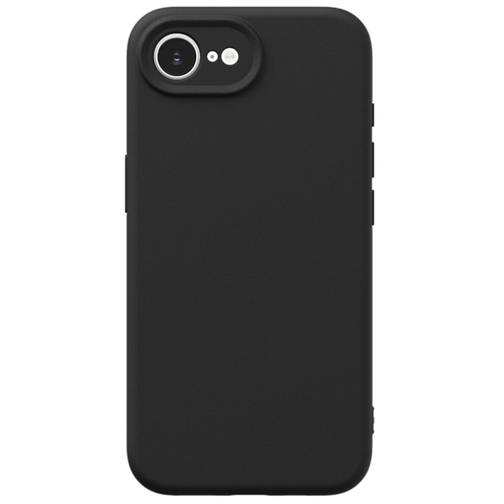 (Iphone 16E, ) Ycaden For Iphone 16E Case Precise Cutouts Tpu Phone Back Cover Black 6914284797676