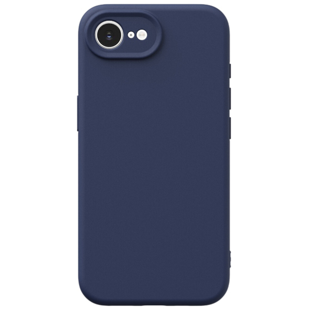 (Iphone 16E, Dark ) Ycaden For Iphone 16E Case Precise Cutouts Tpu Phone Back Cover Blue 6914280893983