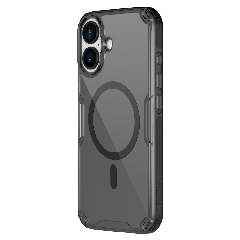 (Iphone 17, ) Nillkin Nature Pro Series For Iphone 17 Case Compatible With Magsafe Tpu+Pc Ultra Clear Phone Case Grey 6914282364535