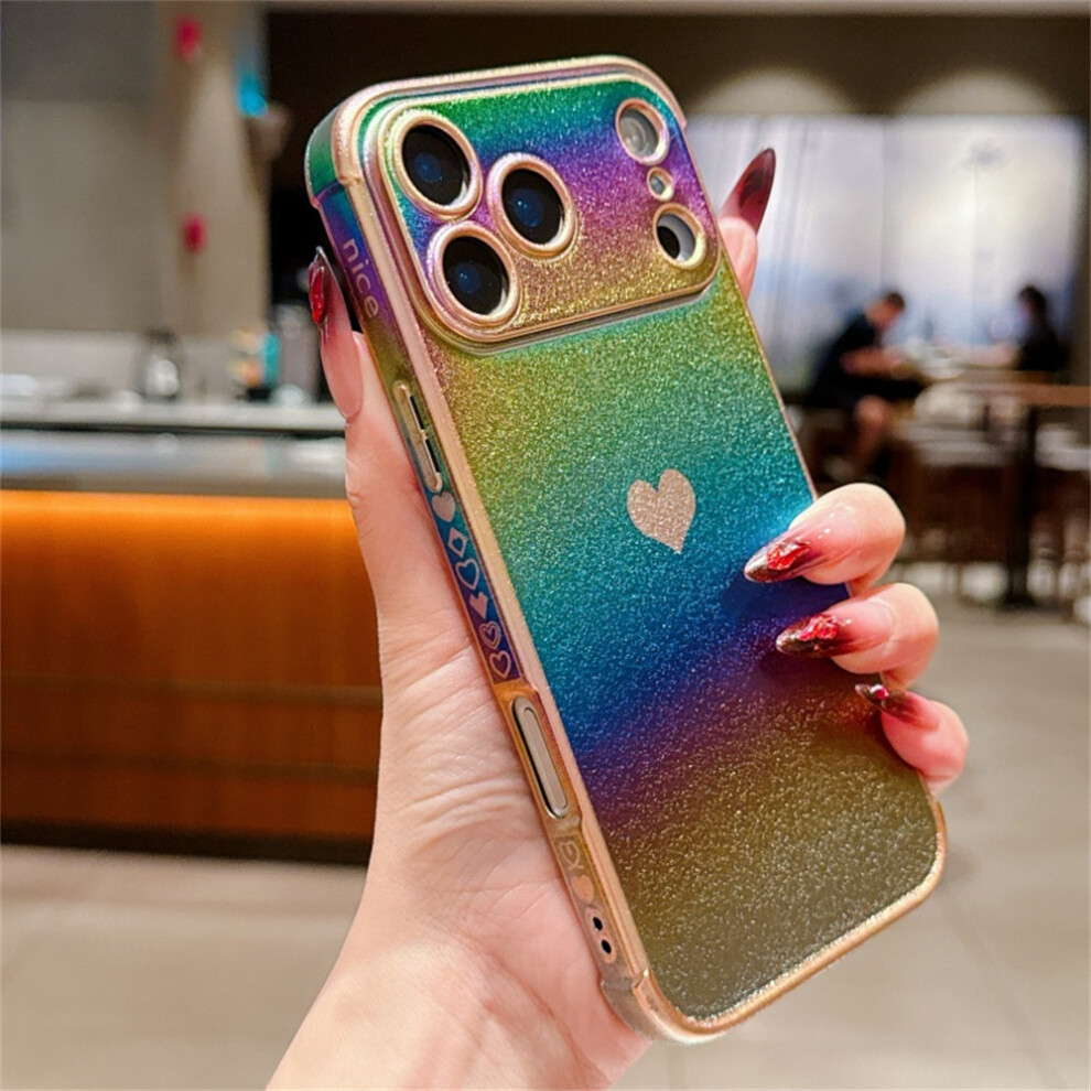 (Iphone 17 Pro, Colorful) For Iphone 17 Pro Magnetic Case Tpu Dazzling Color Electroplated Phone Back Cover 6914289473605
