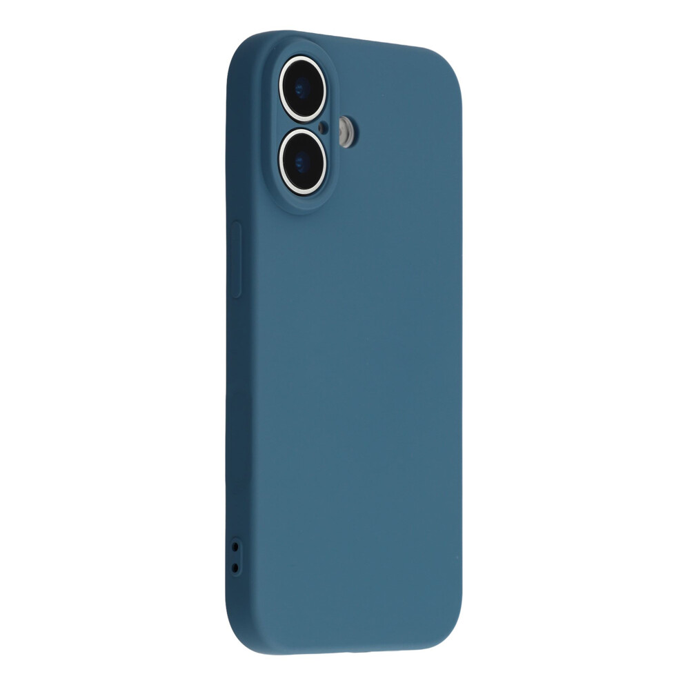 (Iphone 17, Sapphire) Amorus For Iphone 17 Case Precise Cutouts Tpu Fiber Lining Shockproof Phone Cover Blue 6914280100555