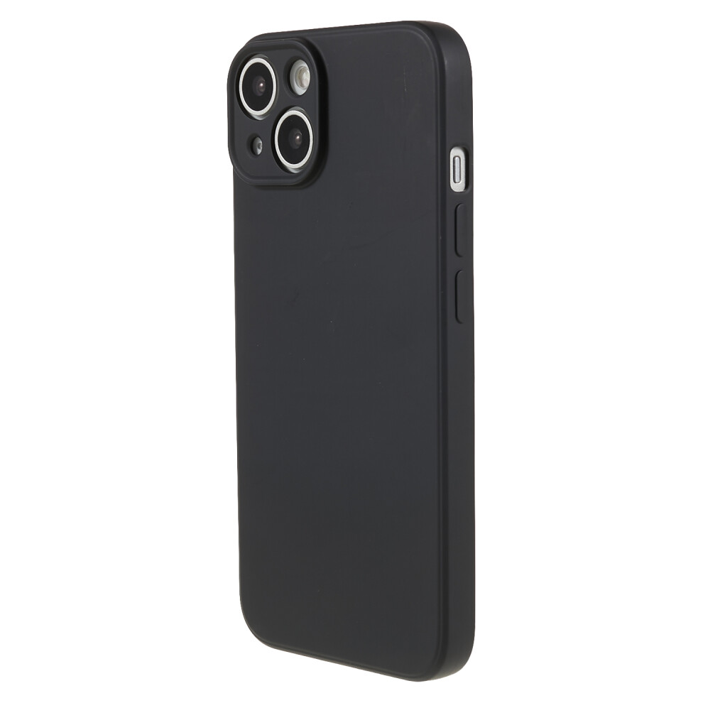 (Iphone 14, ) Amorus For Iphone 14 Case Precise Cutouts Tpu Fiber Lining Shockproof Phone Cover Black 6914288867511