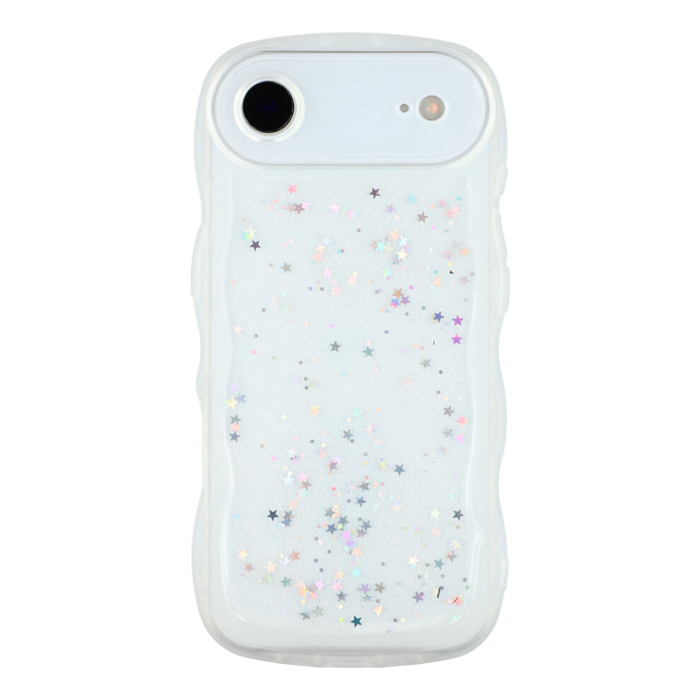 (Iphone Air, Transparent ) For Iphone Air Case Wavy Edge Epoxy Tpu Shockproof Phone Cover White 6914289103144