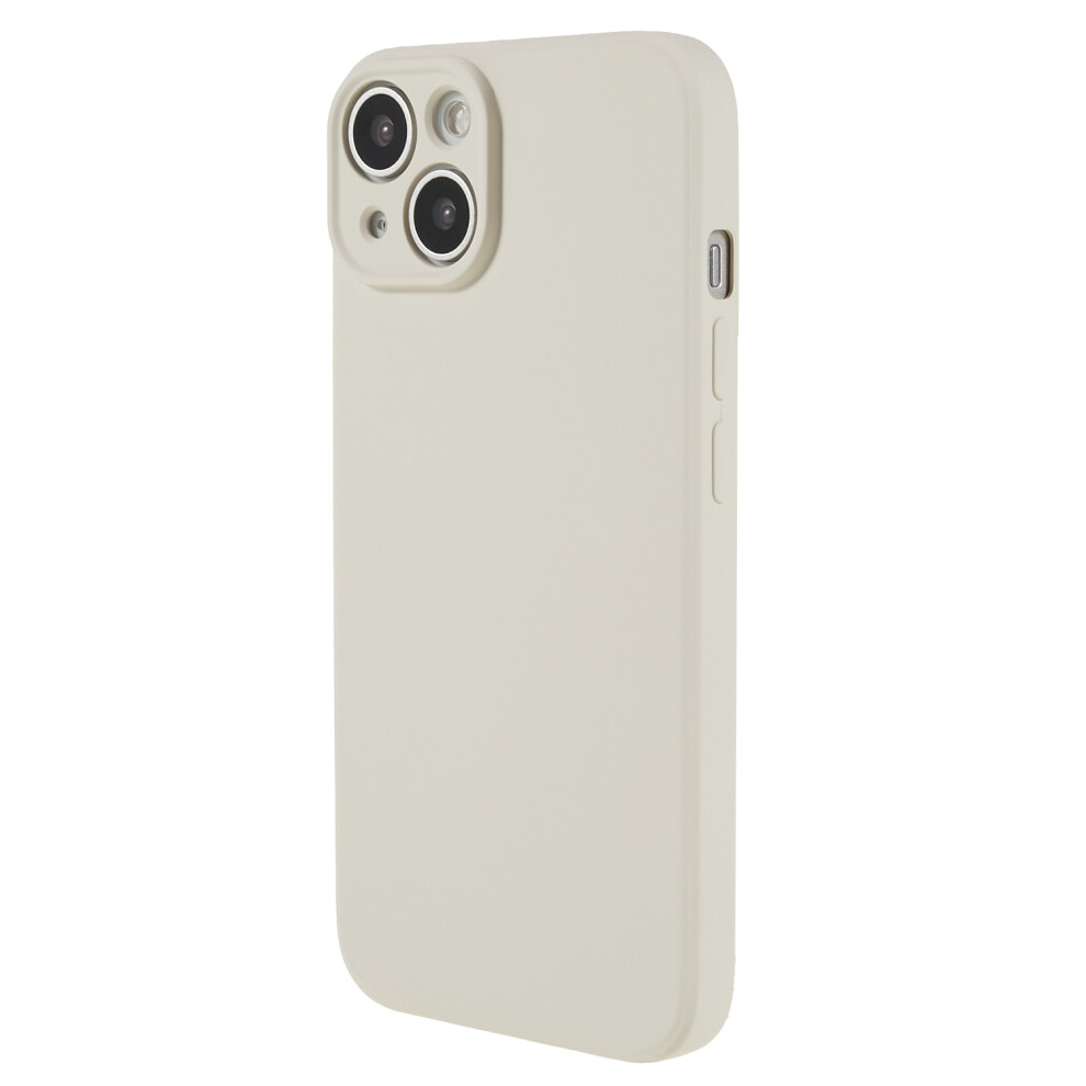 (Iphone 13, ) Amorus For Iphone 13 Case Precise Cutouts Tpu Fiber Lining Shockproof Phone Cover White 6914281784969