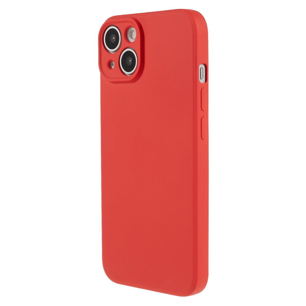 (Iphone 13, ) Amorus For Iphone 13 Case Precise Cutouts Tpu Fiber Lining Shockproof Phone Cover Red 6914287240513