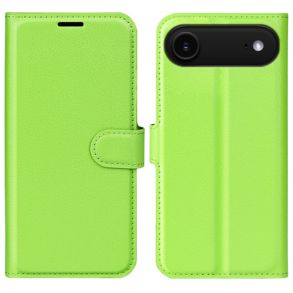 (Iphone Air, ) Amorus For Iphone Air Wallet Case Litchi Texture Shockproof Leather Flip Stand Phone Cover Green 6914283969654