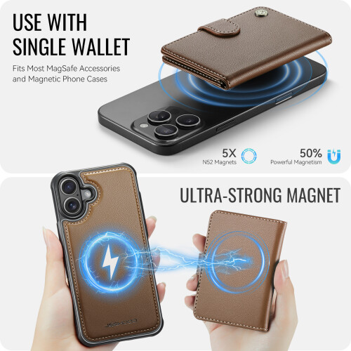 (iPhone 17, Brown) For iPhone 17 Case 2