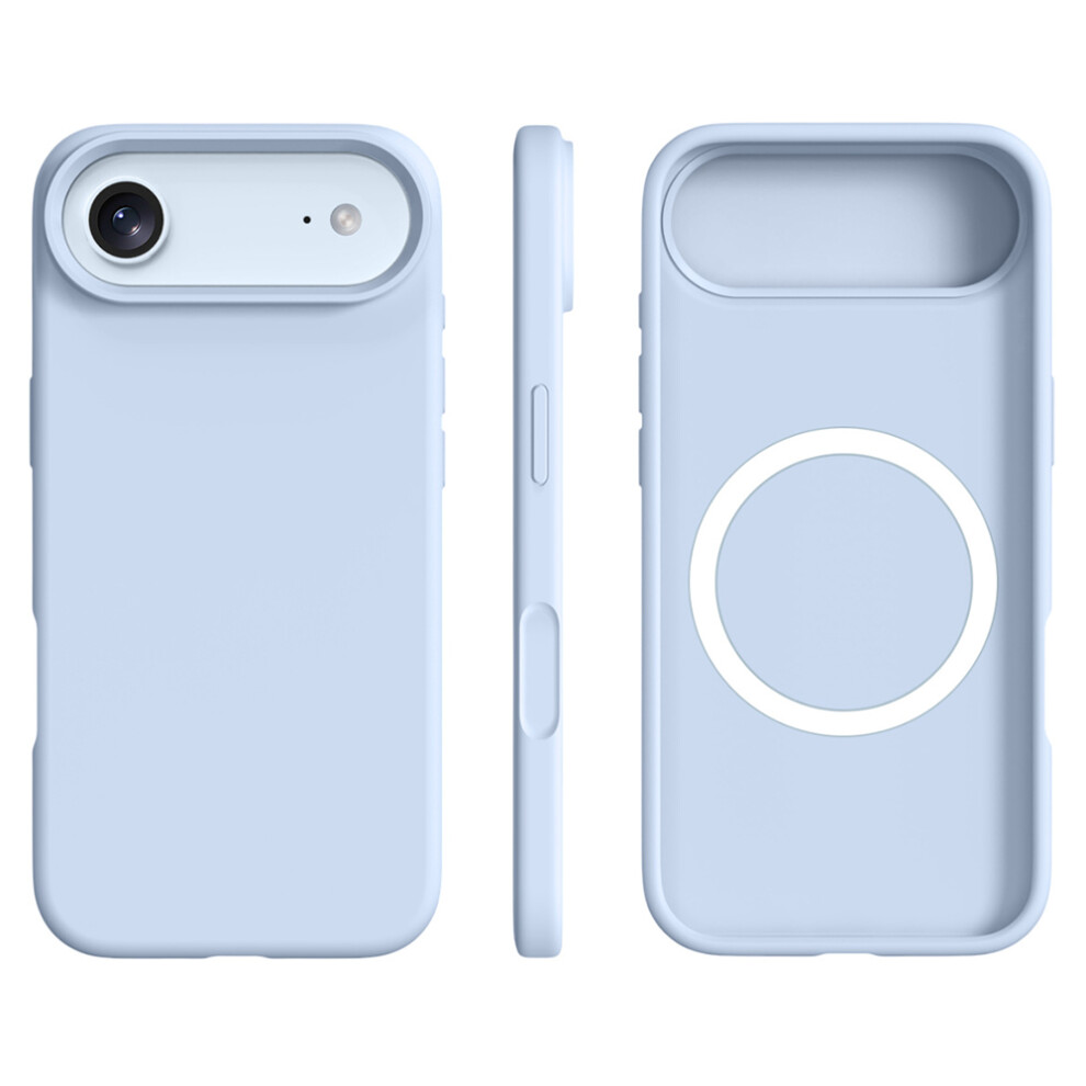 (Iphone Air, Cloud ) For Iphone Air Case Compatible With Magsafe Ultra Thin Liquid Silicone+Pc Phone Cover Blue 6914287551497