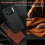 (iPhone 17 Pro Max, Blue) AZNS For iPhone 17 Pro Max Case PU Leather Wallet Phone Cover 4