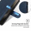 (iPhone 17, Sapphire) For iPhone 17 Case RFID Blocking Wallet Cowhide Texture Leather Phone Cover 3