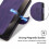 (iPhone 17, Purple) For iPhone 17 Case RFID Blocking Wallet Cowhide Texture Leather Phone Cover 3