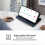 (iPhone 17, Sapphire) For iPhone 17 Case RFID Blocking Wallet Cowhide Texture Leather Phone Cover 2