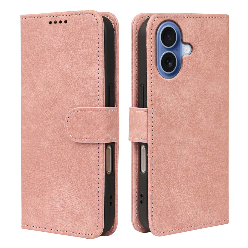(Iphone 17, Rose ) For Iphone 17 Case Flip Wallet Striped Texture Leather Phone Cover Gold 6914289755701