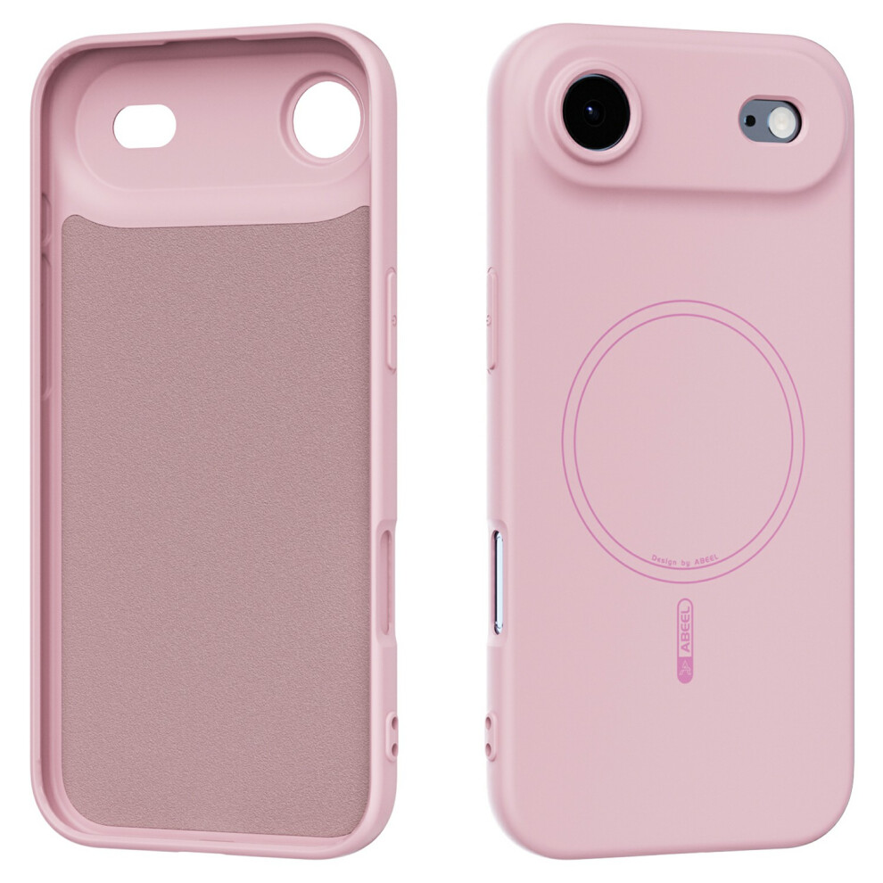 (Iphone Air, ) Abeel For Iphone Air Case Compatible With Magsafe Skin Touch Liquid Silicone Phone Back Cover Pink 6914281269770