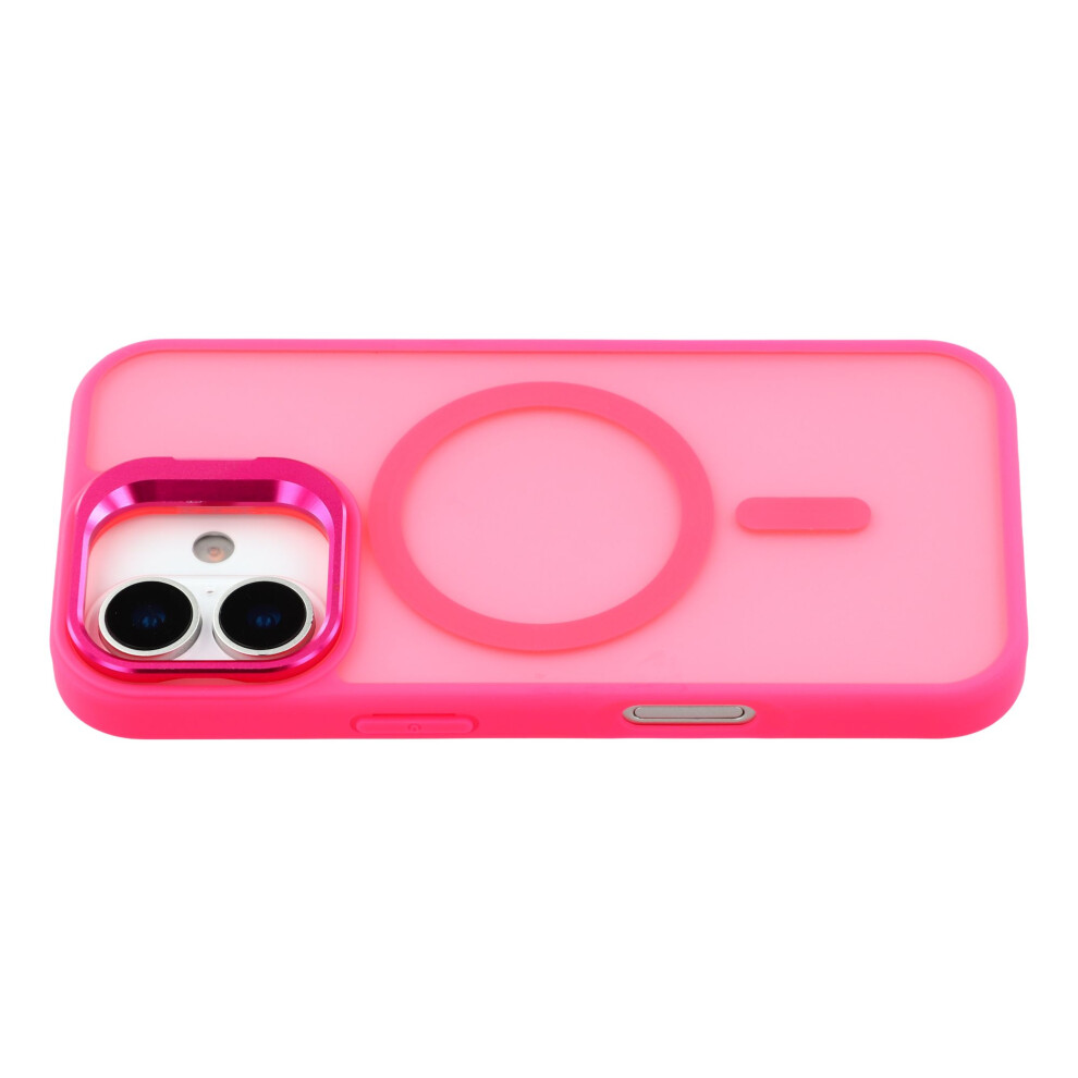 (Iphone 17, Rose) For Iphone 17 Case Compatible With Magsafe Lens Kickstand Tpu+Pc Matte Phone Cover 6914281993996