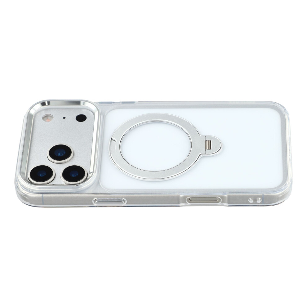 (Iphone 17 Pro, Transparent) Jaucase For Iphone 17 Pro Case Rotating Kickstand Tpu+Pc Clear Phone Back Cover 6914287923201