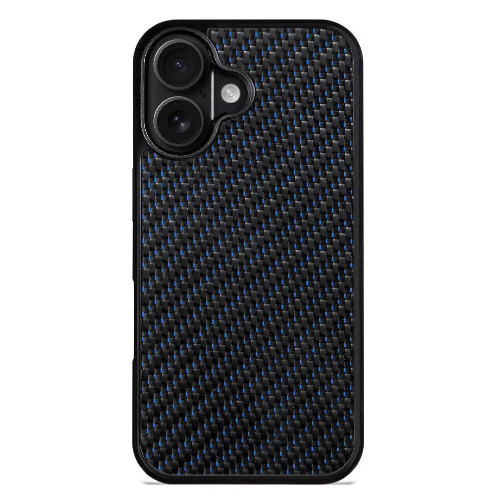 (Iphone 17, ) For Iphone 17 Case Case Twill Texture Aramid Fiber+Tpu Shockproof Phone Cover Blue 6914287135628