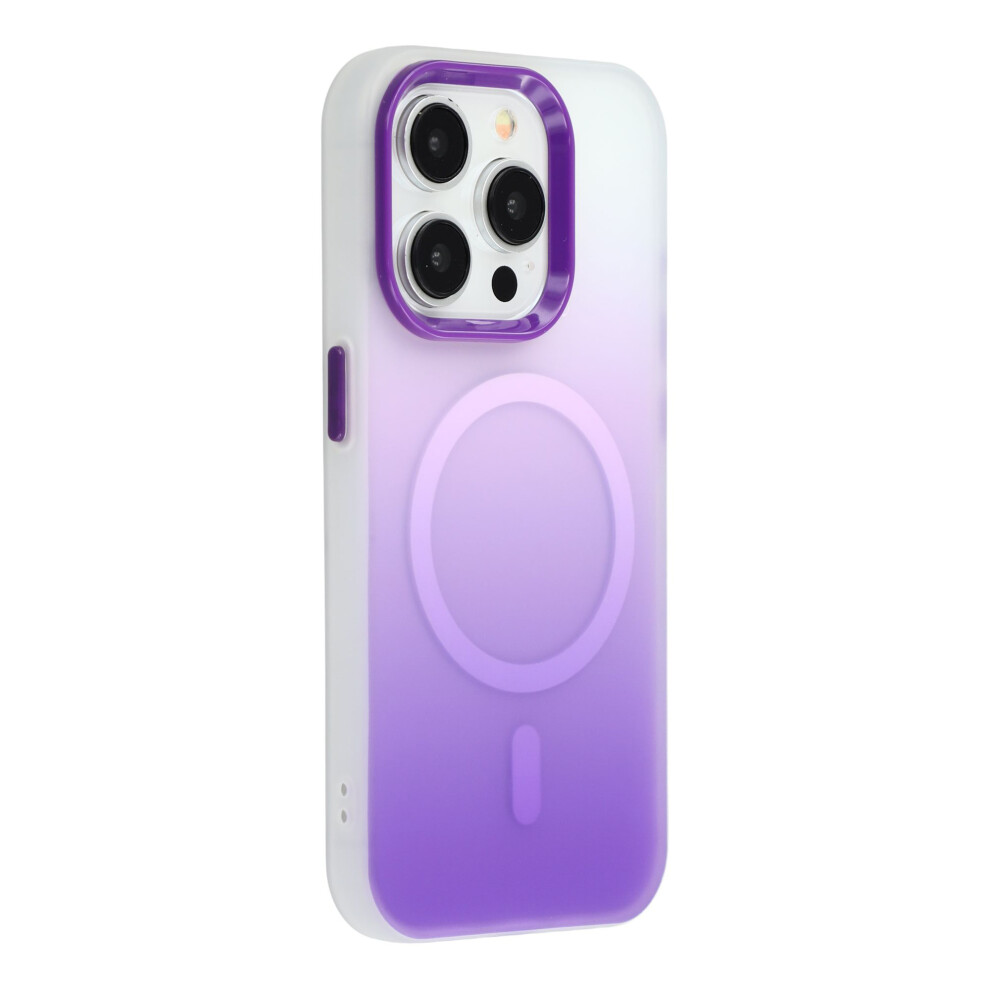 (Iphone 13 Pro Max, ) For Iphone 13 Pro Max Case Compatible With Magsafe Gradient Frosted Design Pc+Tpu Phone Cover Purple 6914289113174