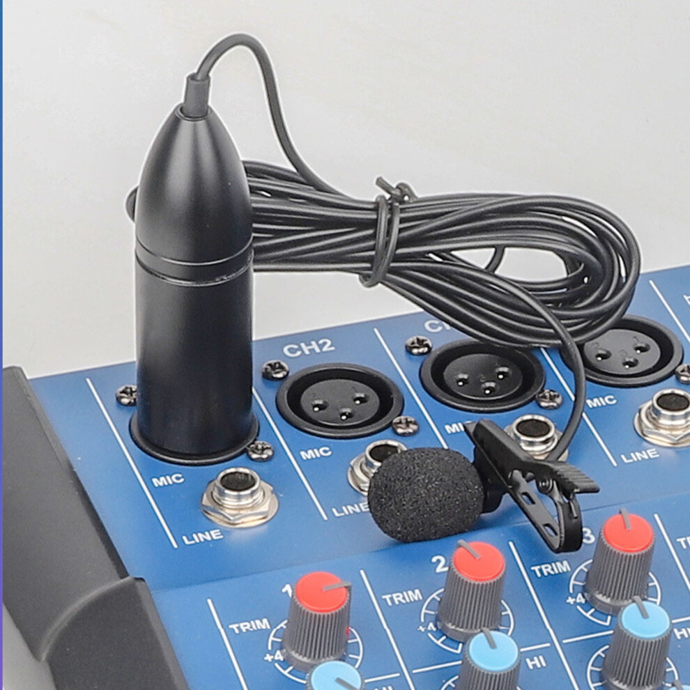 Lavalier Microphone 48V Phantom Power Xlr Omni Directional Noise Reduction 7681347275189