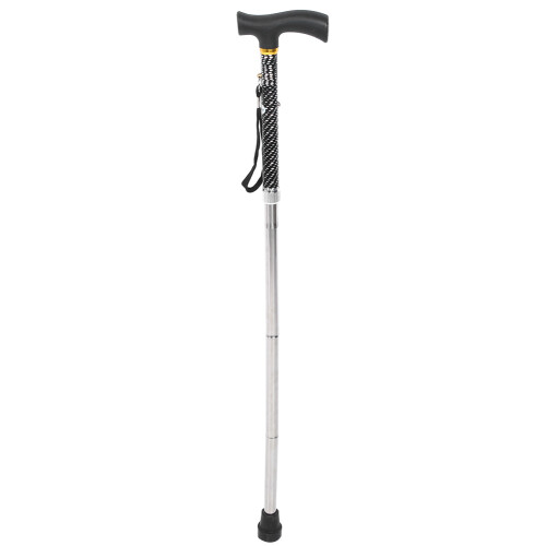 Adjustable Aluminum Folding Walking Cane for Middle-aged & Elderly, 83-93cm 1