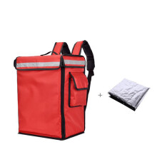 42L Large Capacity Red Insulated Delivery Box for Food Storage and Fresh-Keeping, Durable and Lightweight Design