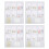 Set da 24 biglietti di ringraziamento con buste - Wildflower 2