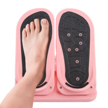 Calf Stretch Board - Foldable Adjustable Anti-Slip Foot Trainer, Lightweight Multi-Leg Muscle Stretcher, Pink Fitness Equipment