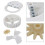 2 Set Candy Machine Gears Adjustable Wheel For Gumball Dispenser 8